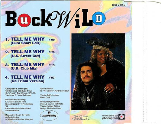 Buckwild (3) : Tell Me Why (CD, Maxi)
