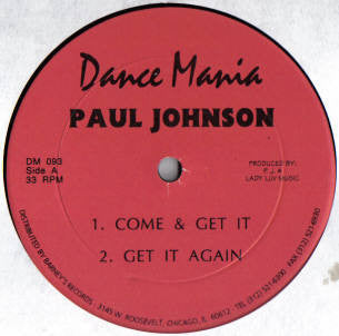 Paul Johnson : Come & Get It (12")