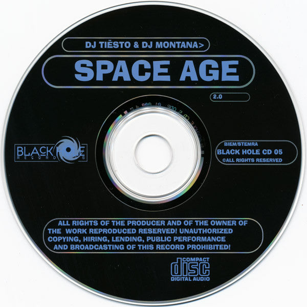 DJ Tiësto & DJ Montana : Space Age 2.0 (CD, Mixed, Gre)