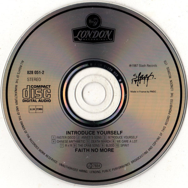Faith No More : Introduce Yourself (CD, Album, RE)