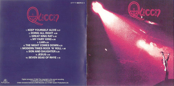 Queen : Queen (CD, Album, RE, RM)