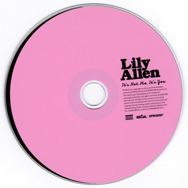 Lily Allen : It's Not Me, It's You (CD, Album, Enh)