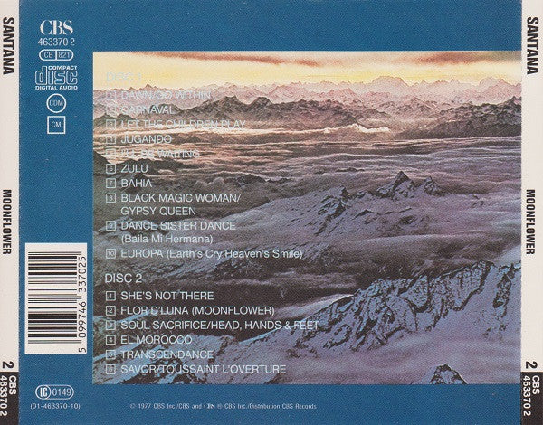 Santana : Moonflower (2xCD, Album, RE, RM)