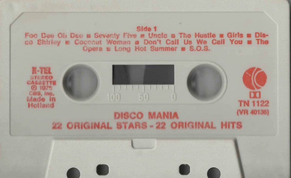 Various : Disco Mania (22 Original Stars - 22 Original Hits) (Cass, Comp, Dol)