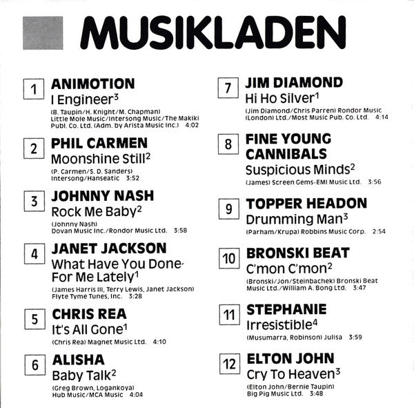 Various : Musikladen Eurotops (CD, Comp)
