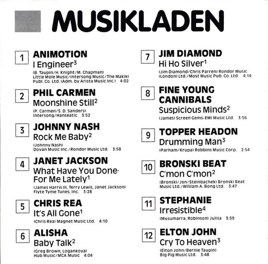 Various : Musikladen Eurotops (CD, Comp)