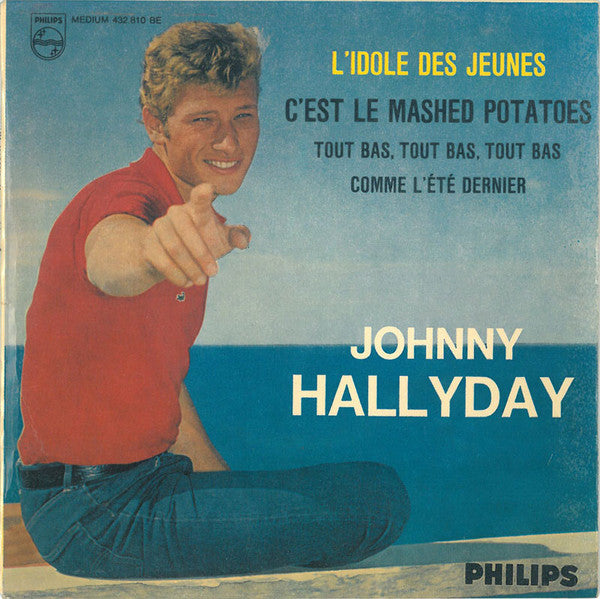 Johnny Hallyday : L'idole Des Jeunes (7", EP, Mono, RP)