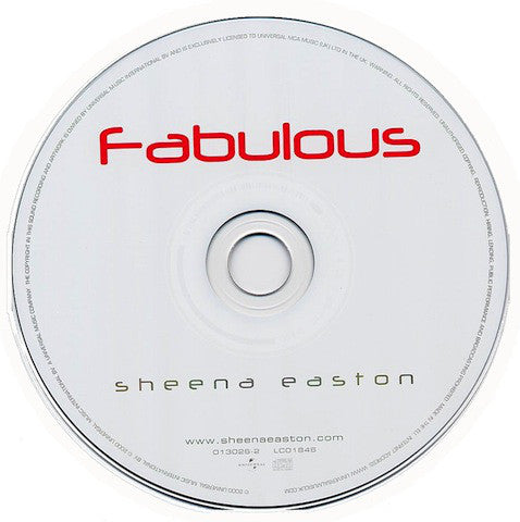 Sheena Easton : Fabulous (CD, Album)
