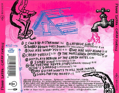 Frank Zappa : Cheap Thrills (CD, Comp, Enh)