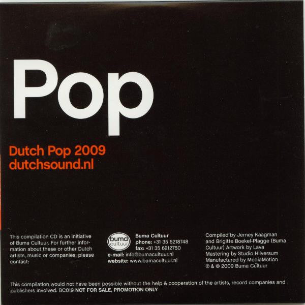 Various : Dutch Pop 2009 (CD, Comp, Promo, Smplr)