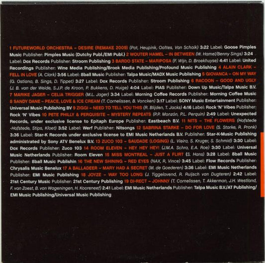 Various : Dutch Pop 2009 (CD, Comp, Promo, Smplr)