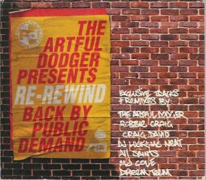 Artful Dodger : Re-Rewind (Back By Public Demand) (2xCD, Mixed)