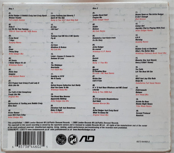 Artful Dodger : Re-Rewind (Back By Public Demand) (2xCD, Mixed)