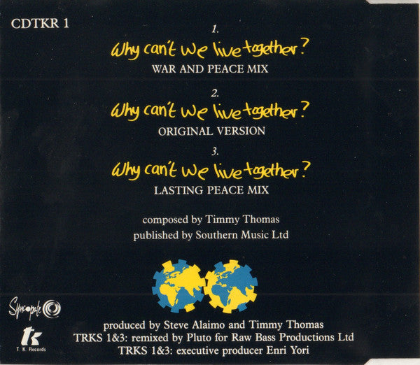 Timmy Thomas : Why Can't We Live Together? (1990 Remix) (CD, Maxi)