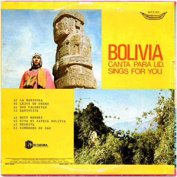 Various : Asi Es Bolivia = This Is Bolivia (7", EP, Sol)
