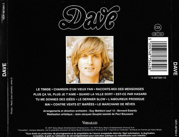 Dave (13) : Dave (CD, Album, RE)
