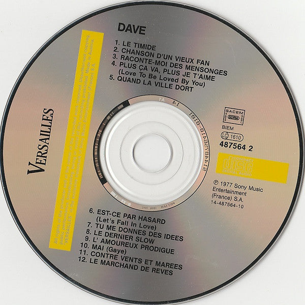 Dave (13) : Dave (CD, Album, RE)