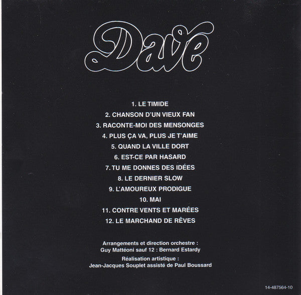 Dave (13) : Dave (CD, Album, RE)