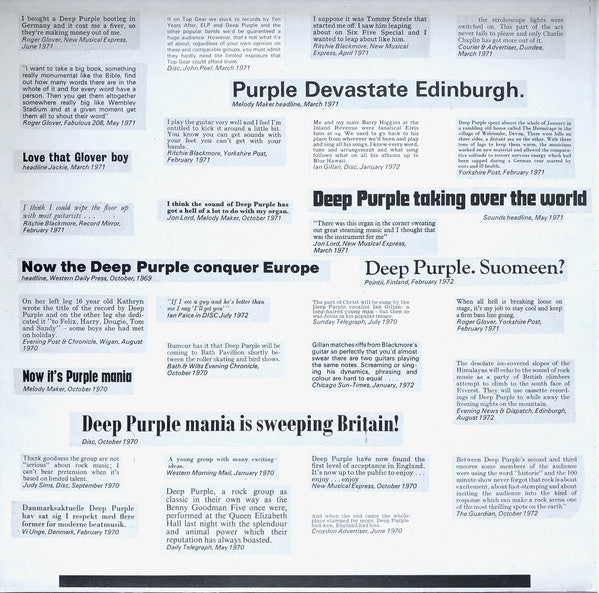 Deep Purple : Who Do We Think We Are (LP, Album, Gat)