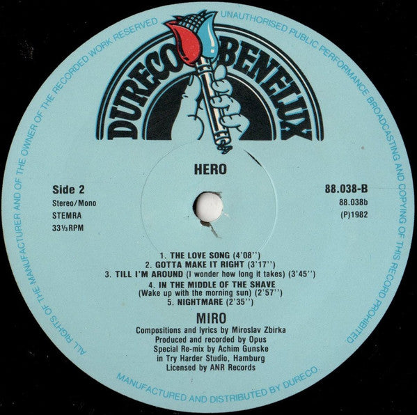 Miroslav Žbirka : Like A Hero (LP, Album)