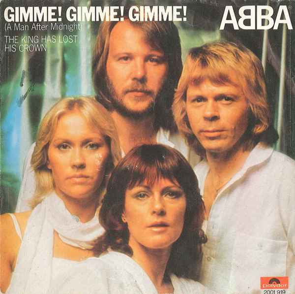 ABBA : Gimme! Gimme! Gimme! (A Man After Midnight) (7", Single)