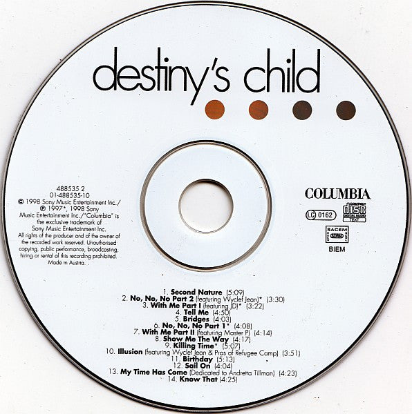 Destiny's Child : Destiny's Child (CD, Album)