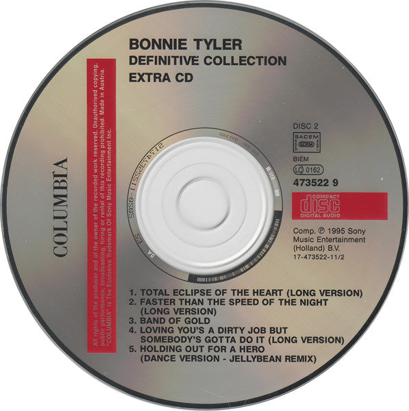 Bonnie Tyler : Definitive Collection (2xCD, Comp)