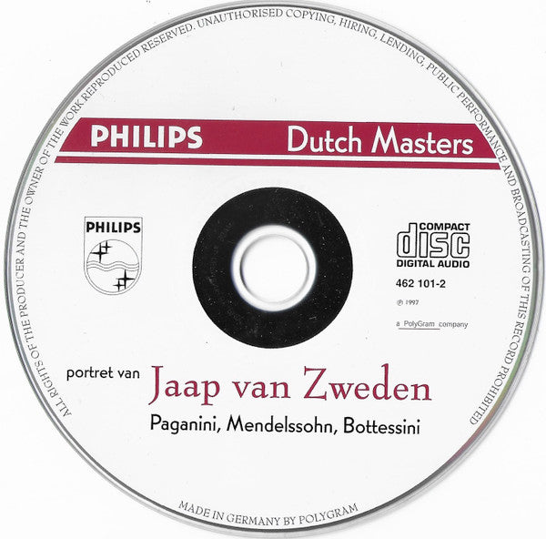 Jaap van Zweden : Portret van Jaap van Zweden (CD, Comp)