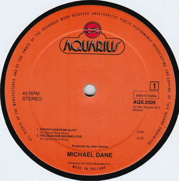 Michael Dane : Michael Dane (12")