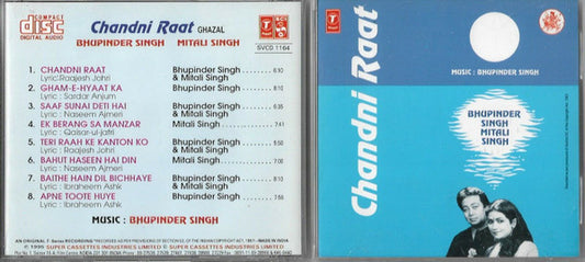 Mitalee & Bhupinder Singh : Chandni Raat (CD, Comp)