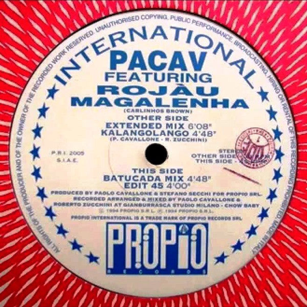 Pacav Featuring Rojàu : Magalenha (12")