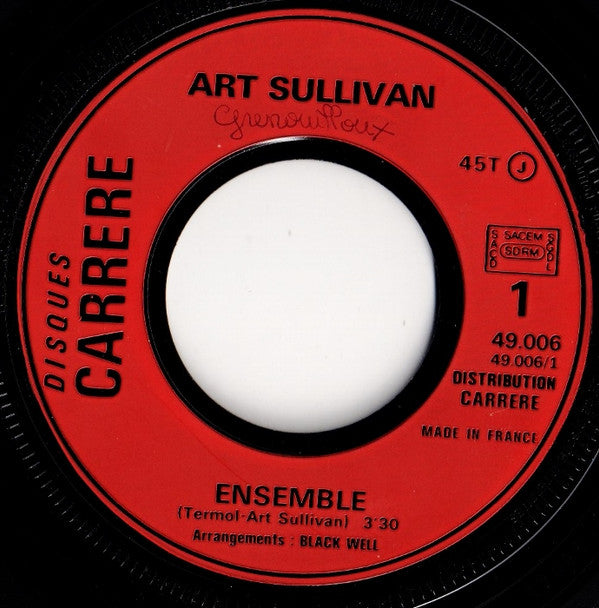 Art Sullivan : Ensemble (7", Single)