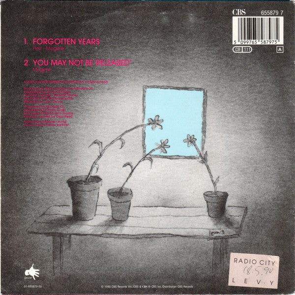 Midnight Oil : Forgotten Years (7", Single)