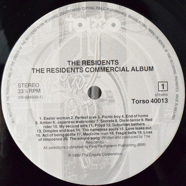 The Residents : Commercial Album (LP, Album, RE)