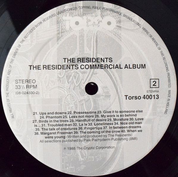 The Residents : Commercial Album (LP, Album, RE)