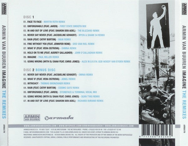 Armin van Buuren : Imagine - The Remixes (2xCD, Album, Comp)