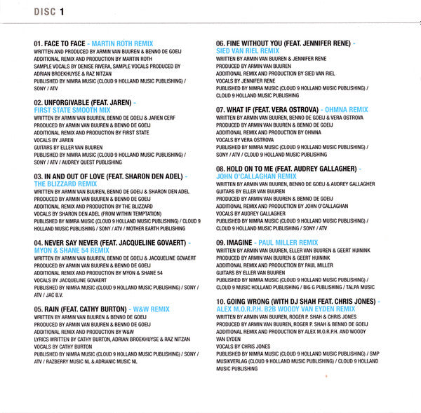 Armin van Buuren : Imagine - The Remixes (2xCD, Album, Comp)