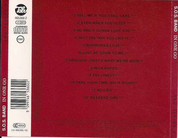 The S.O.S. Band : In One Go (CD, Comp, Mixed)
