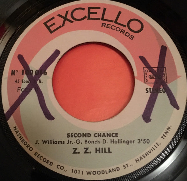 Z.Z. Hill : Ha Ha (Laughing Song) / Second Chance (7")
