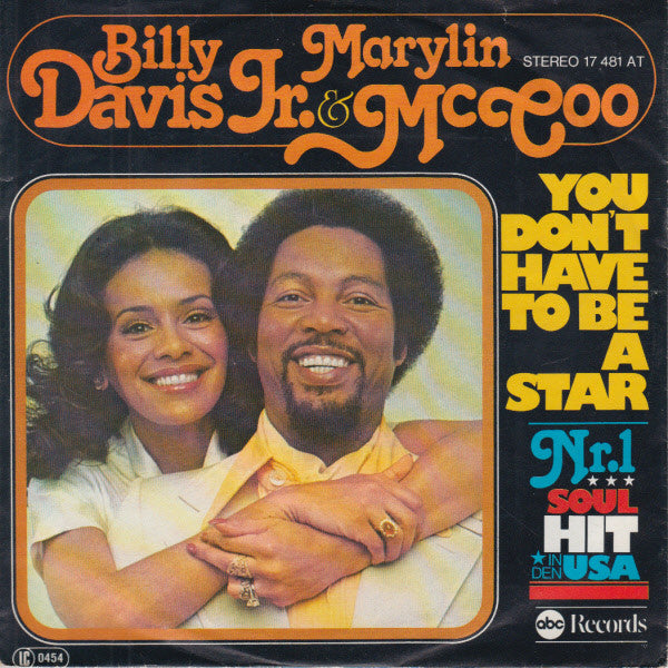 Marilyn McCoo & Billy Davis Jr. : You Don't Have To Be A Star (7", Single)