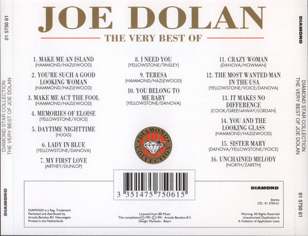 Joe Dolan : The Very Best Of (CD, Comp, RE)
