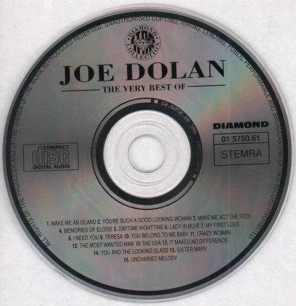 Joe Dolan : The Very Best Of (CD, Comp, RE)