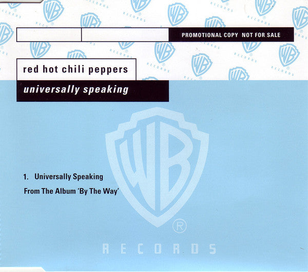 Red Hot Chili Peppers : Universally Speaking (CD, Single, Promo)