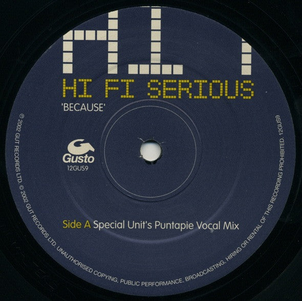 Hi Fi Serious : Because (12")