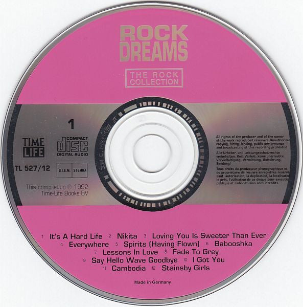 Various : The Rock Collection: Rock Dreams (2xCD, Comp)