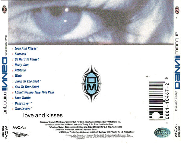 Dannii Minogue : Love And Kisses (CD, Album)