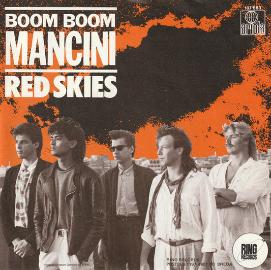 Boom Boom Mancini : Red Skies (7", Single)