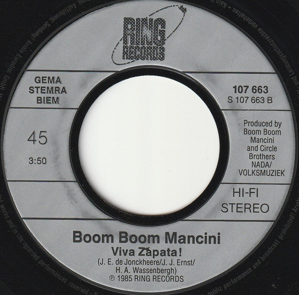 Boom Boom Mancini : Red Skies (7", Single)