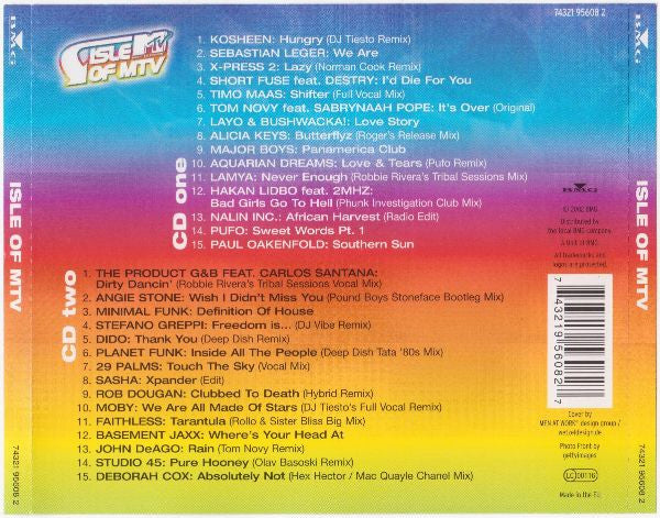Tom Novy : Isle Of MTV (2xCD, Mixed)