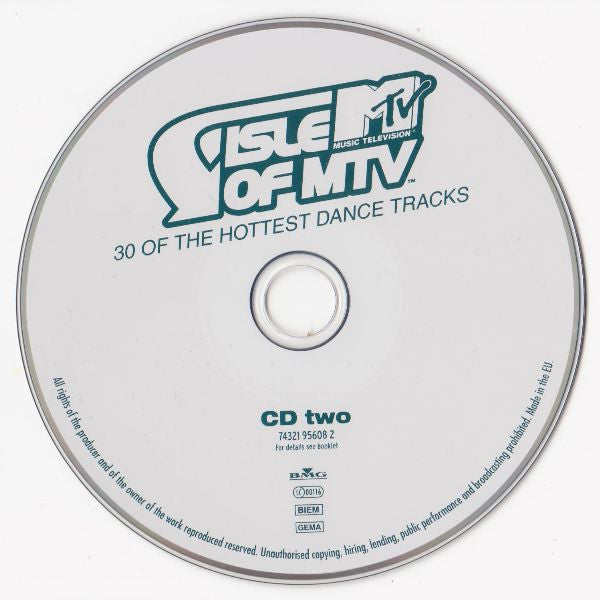 Tom Novy : Isle Of MTV (2xCD, Mixed)